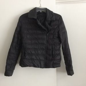 Asymmetrical puffer jacket from Mango